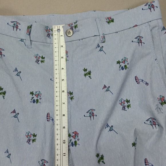 Original Penguin Golf Shorts Beach Print Casual Lightweight Men's‎ Size 30 - Picture 7 of 7